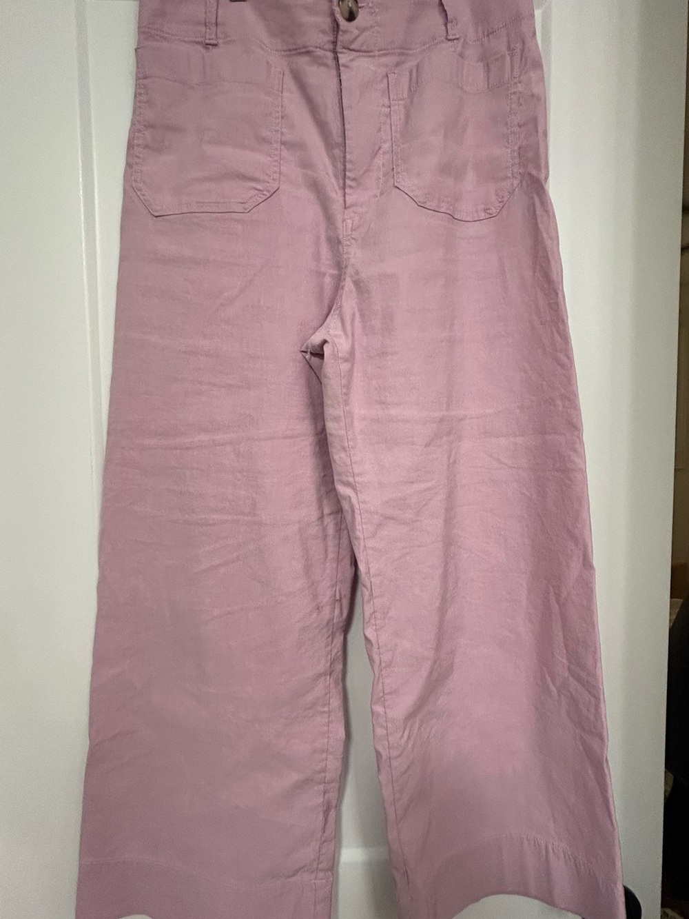 Anthropologie Women’s Colette Wide-Leg Pants in Lilac